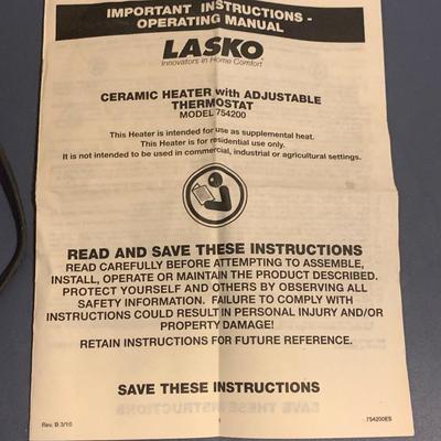 Honeywell HEPA Air Cleaner & Lasko Ceramic Heater (LG-HS)