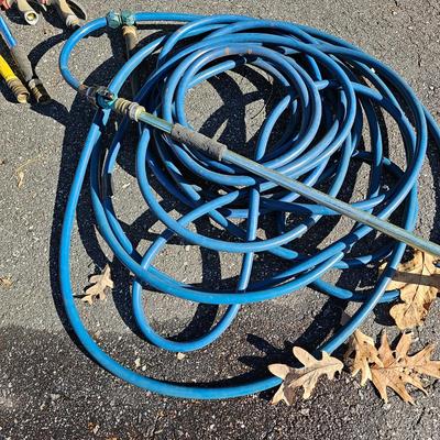 Two Suncast Mobile Hose Carts, Extra Hoses & More  (FY-JS)