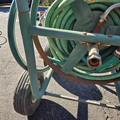 Two Suncast Mobile Hose Carts, Extra Hoses & More  (FY-JS)