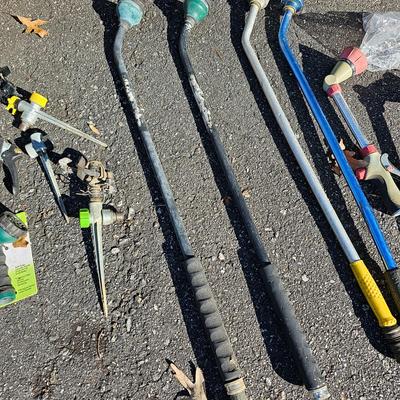 Two Suncast Mobile Hose Carts, Extra Hoses & More  (FY-JS)