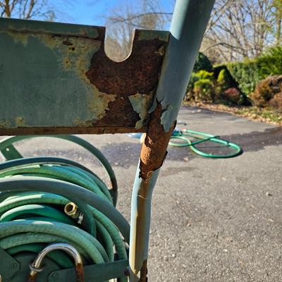 Two Suncast Mobile Hose Carts, Extra Hoses & More  (FY-JS)