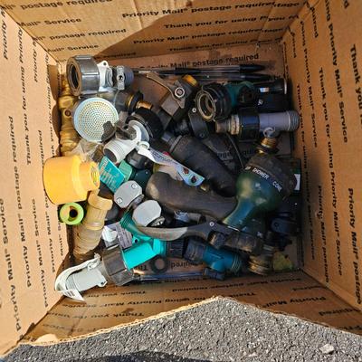 Two Suncast Mobile Hose Carts, Extra Hoses & More  (FY-JS)