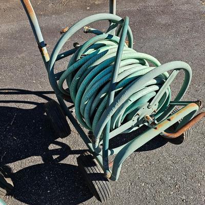 Two Suncast Mobile Hose Carts, Extra Hoses & More  (FY-JS)
