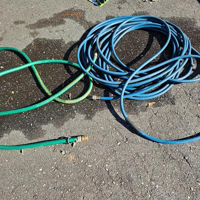 Two Suncast Mobile Hose Carts, Extra Hoses & More  (FY-JS)