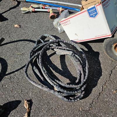 Two Suncast Mobile Hose Carts, Extra Hoses & More  (FY-JS)