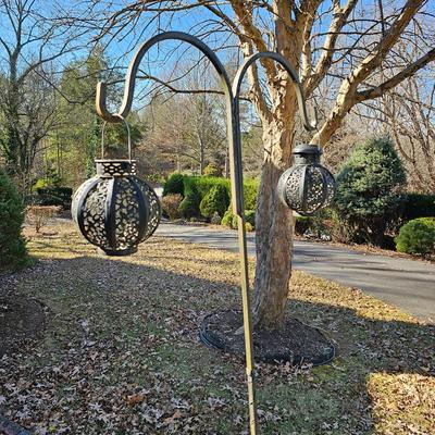 Three Double Shepherd Crooks + Hanging Lanterns (FY-JS)