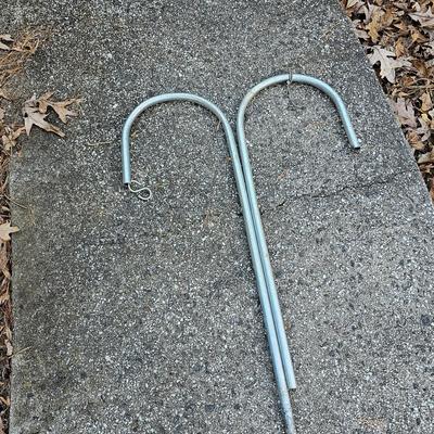 Three Double Shepherd Crooks + Hanging Lanterns (FY-JS)