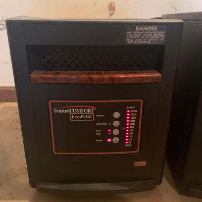 Two EdenPure Quartz Infrared Portable Heaters (LG-HS)