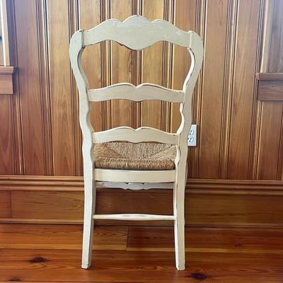 French Country Rush Dining Room Chairs ~ Set Of Six (6)