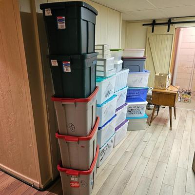 Collection Assorted Storage Tubs w/ Lids (BO-JS)