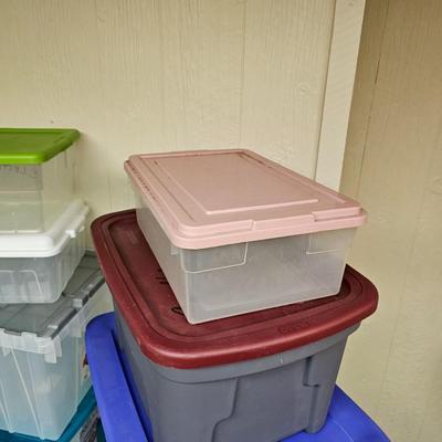 Collection Assorted Storage Tubs w/ Lids (BO-JS)
