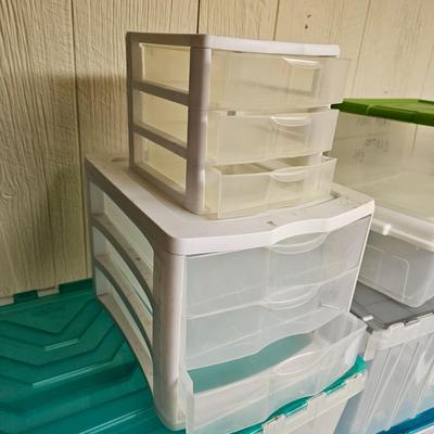 Collection Assorted Storage Tubs w/ Lids (BO-JS)