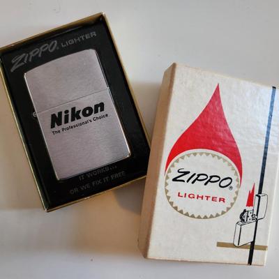 Zippo Ligher with Nikon Logo