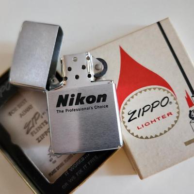Zippo Ligher with Nikon Logo