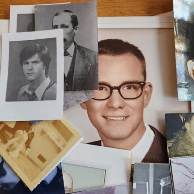 Brown Envelope Filled with Family Photos