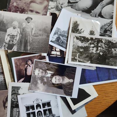 Brown Envelope Filled with Family Photos