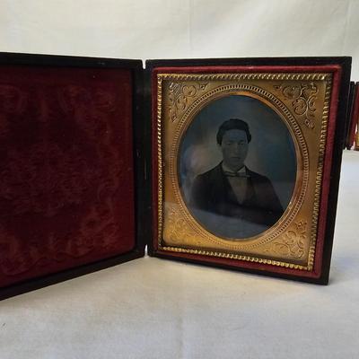 Pair of Vintage Tintypes in Frames (LR-JS)