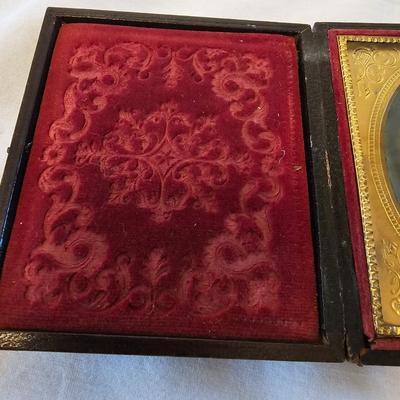 Pair of Vintage Tintypes in Frames (LR-JS)