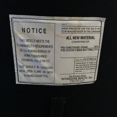 The Perfect Chair Zero Gravity Recliner by Interactive Health (LG-HS)