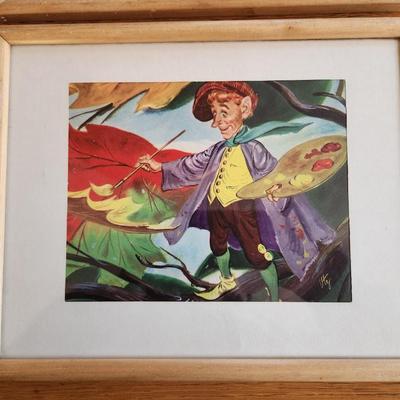 Five Framed Storybook Prints
