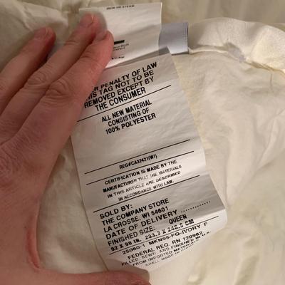 Two Queen PrimaLoft Down Alternative Duvets/Comforters by The Company Store (BO-HS)