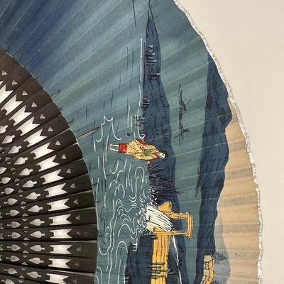 Two (2) Vintage Hand Fans