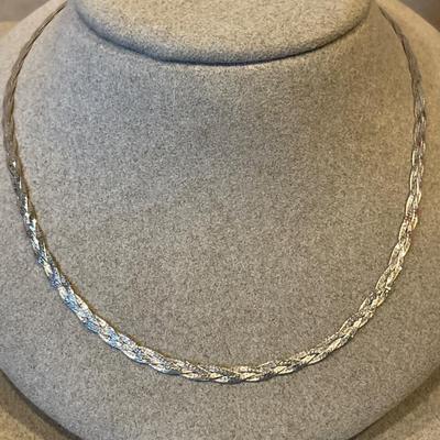 925 braided chain