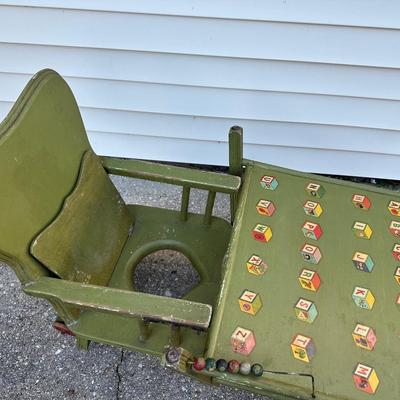 1930s Highchair, Play Chair and Potty