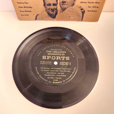 Lot #16  Gilette 33 1/3 Record - Greatest Moments in Sports
