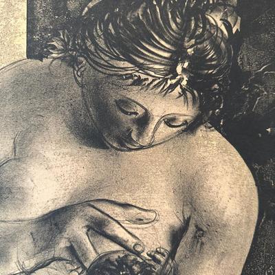 SIGNED by Hans Erni, Lithograph of â€œMother and Childâ€ 1955