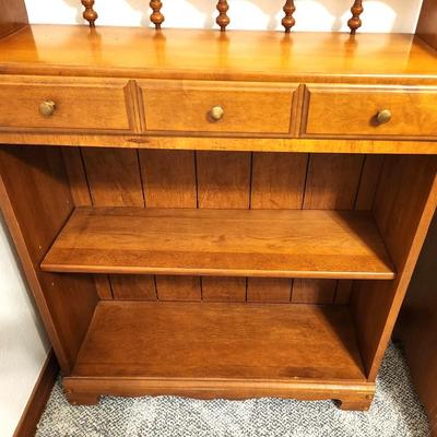 Lot #25  Vintage Colonial Style Bookcase