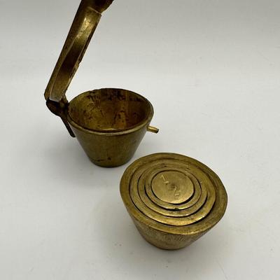 Antique Brass Apothecary Nesting Weights