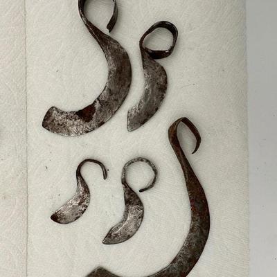 Five (5) African Knives & One (1) Wrist Knife (Bracelet)