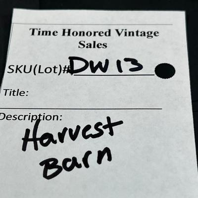 David Winter Harvest Barn and book