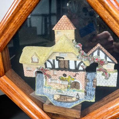 David Winter 2 framed cottages