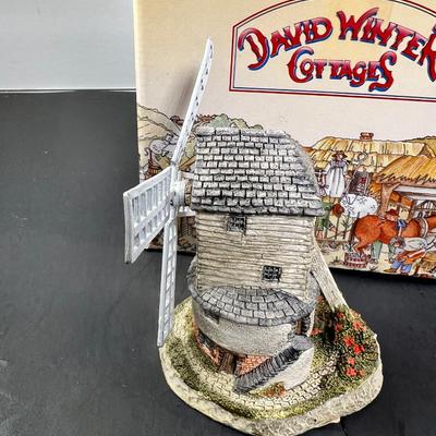David Winter Wind Mill with Box