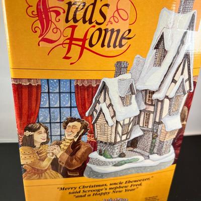 David Winter Fred's House with Box