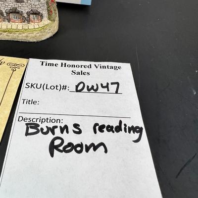 David Winter Burns reading room and book