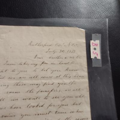 Civil War Era Letters