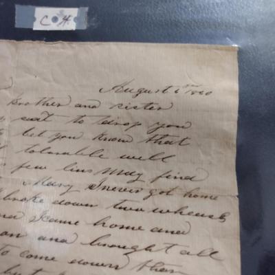 Civil Era War Letters