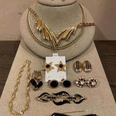 Black & Gold jewelry