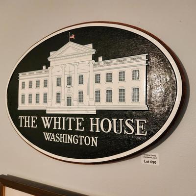 White House Press Room Plaque