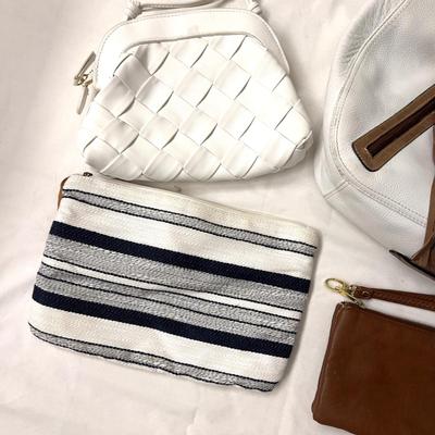 473 Sophia Visconti Leather Bag with Clutch and more
