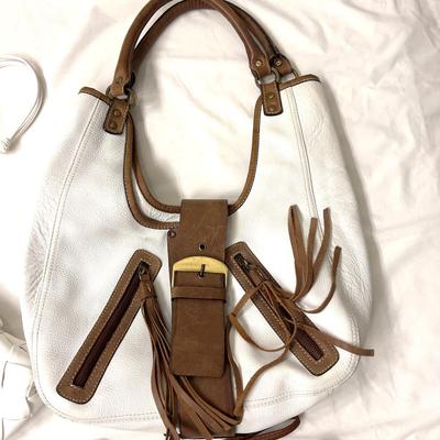 473 Sophia Visconti Leather Bag with Clutch and more