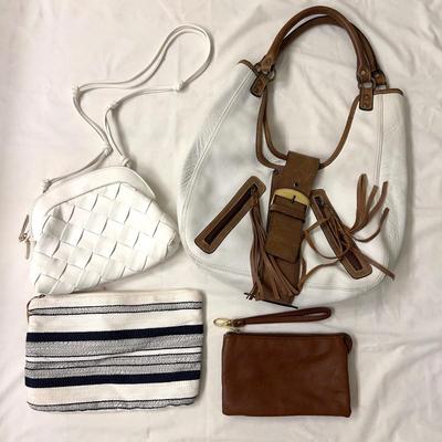 473 Sophia Visconti Leather Bag with Clutch and more