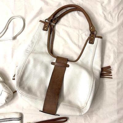 473 Sophia Visconti Leather Bag with Clutch and more