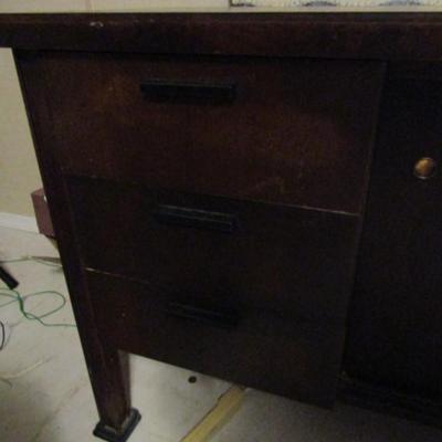 Solid Wood Credenza- Approx 77 1/2