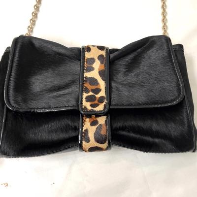 478 Talbots Leopard Handbag with Rampage Flats