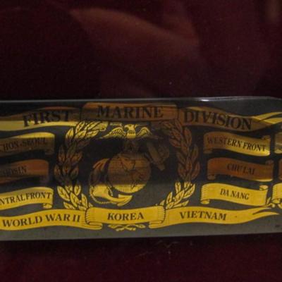 Commemorative USMC Ka-Bar First Marine Division- World War II, Vietnam, Korea