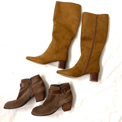 482 Pair of New J.Crew Suede Boots and Dolce Vita Ankle Boots